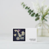 Square Foto (v2) - Crocuses Visitenkarte (Stehend Vorderseite)