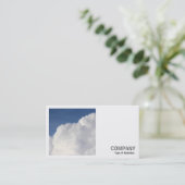 Square Foto (v2) - Cumulus Cloud Visitenkarte (Stehend Vorderseite)