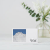 Square Foto (v2) - Cumulus Cloud Visitenkarte (Stehend Vorderseite)