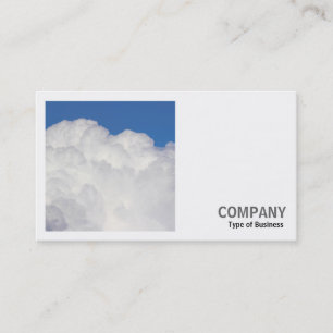 Square Foto (v2) - Cumulus Clouds Visitenkarte