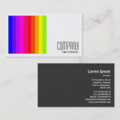 Square Foto (v2) - Farbbänder 01 Visitenkarte (Vorne/Hinten)