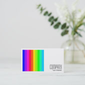 Square Foto (v2) - Farbbänder 03 Visitenkarte (Stehend Vorderseite)