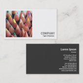 Square Foto (v2) - Farbstifte Visitenkarte (Vorne/Hinten)