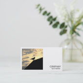 Square Foto (v2) - Hering Gull Sunset Visitenkarte (Stehend Vorderseite)