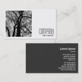 Square Foto (v2) - Hochkontrast Visitenkarte (Vorne/Hinten)