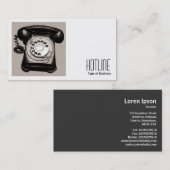 Square Foto (v2) - Hotline (Warmgeschaltet) Visitenkarte (Vorne/Hinten)