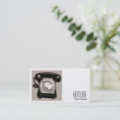 Square Foto (v2) - Hotline (Warmgeschaltet) Visitenkarte (Stehend Vorderseite)