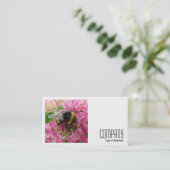 Square Foto (v2) - Hummel auf Sedum Visitenkarte (Stehend Vorderseite)