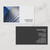 Square Foto (v2) - Reflektiver Büroblock Visitenkarte (Vorne/Hinten)