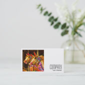 Square Foto (v2) - Rodelpferde Visitenkarte (Stehend Vorderseite)