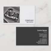 Square Foto (v2) - Russische Rangefinder-Kamera Visitenkarte (Vorne/Hinten)