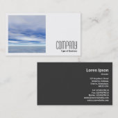 Square Foto (v2) - See und Himmel Visitenkarte (Vorne/Hinten)