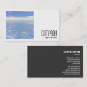 Square Foto (v2) - See und Himmel Visitenkarte (Vorne/Hinten)