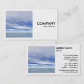 Square Foto (v2) - See und Himmel Visitenkarte (Vorne/Hinten)