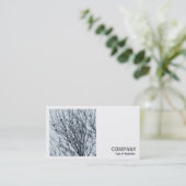 Square Foto (v2) - Starlings in a Tree Visitenkarte (Stehend Vorderseite)