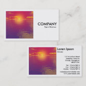 Square Foto (v2) - Sunrise Sunset Visitenkarte (Vorne/Hinten)