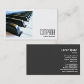 Square Foto (v2) - Tastatur Visitenkarte (Vorne/Hinten)