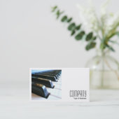 Square Foto (v2) - Tastatur Visitenkarte (Stehend Vorderseite)