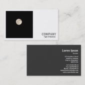 Square Foto (v2) - Vollmond Visitenkarte (Vorne/Hinten)