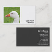 Square Foto (v2) - White Gose Visitenkarte (Vorne/Hinten)