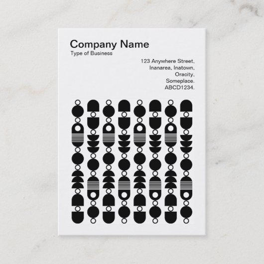 Square Foto (v3) - Abstrakt 140823 Visitenkarte (Vorderseite)