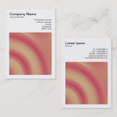 Square Foto (v3) - Abstrakter Kreis 03 Visitenkarte (Vorne/Hinten)