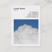 Square Foto (v3) - Cumulus Cloud Visitenkarte (Rückseite)