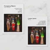 Square Foto (v3) - Flohmarkt Stillleben Visitenkarte (Vorne/Hinten)