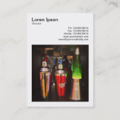 Square Foto (v3) - Flohmarkt Stillleben Visitenkarte (Rückseite)