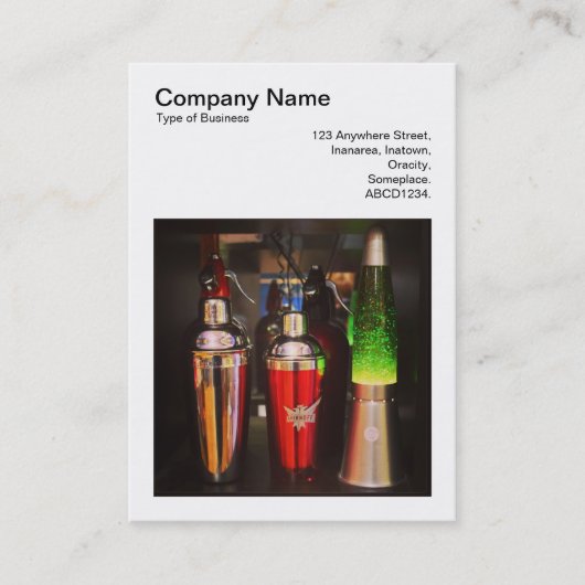 Square Foto (v3) - Flohmarkt Stillleben Visitenkarte (Vorderseite)