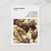 Square Foto (v3) - Gemischte Nuts Visitenkarte (Rückseite)