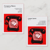 Square Foto (v3) - Hotline 03 Visitenkarte (Vorne/Hinten)