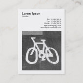 Square Foto (v3) - Road Bike Visitenkarte (Rückseite)