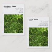 Square Foto (v3) - Sommer in den Bäumen Visitenkarte (Vorne/Hinten)