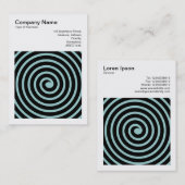 Square Foto (v3) - Spiral Visitenkarte (Vorne/Hinten)