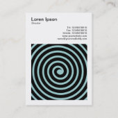 Square Foto (v3) - Spiral Visitenkarte (Rückseite)