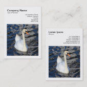 Square Foto (v3) - Swan Visitenkarte (Vorne/Hinten)