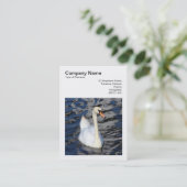 Square Foto (v3) - Swan Visitenkarte (Stehend Vorderseite)