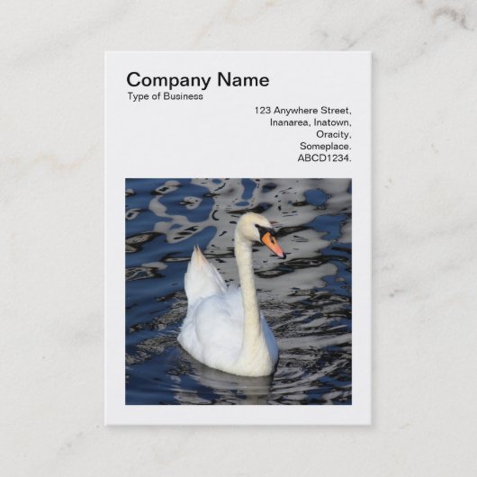 Square Foto (v3) - Swan Visitenkarte (Vorderseite)