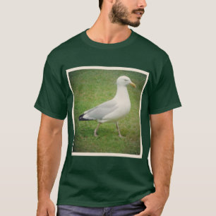 Square Foto - Walking Seagull T-Shirt
