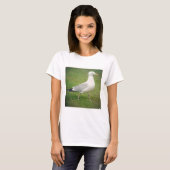 Square Foto - Walking Seagull T-Shirt (Vorne ganz)