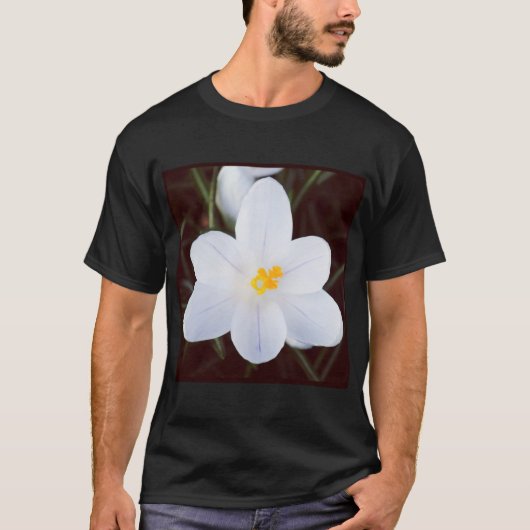 Square Foto - White Crocus T-Shirt (Vorderseite)