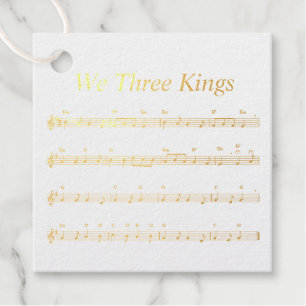 Square Fovor Tag We Three Kings Music Sheet