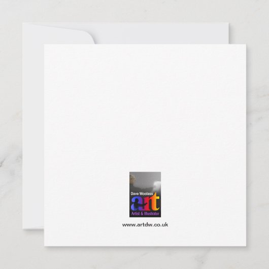 Square Frosch Card (Rückseite)