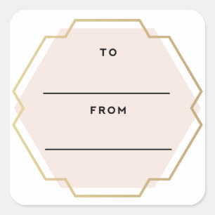 Square Geschenke Tags für Weihnachtsfeiertage Gesc Quadratischer Aufkleber