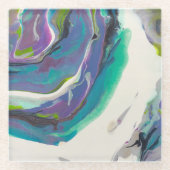 Square Glass Untersetzer (Vorderseite)