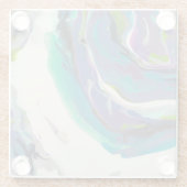 Square Glass Untersetzer (Rückseite)