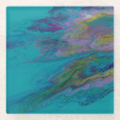 Square Glass Untersetzer (Vorderseite)