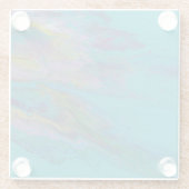 Square Glass Untersetzer (Rückseite)