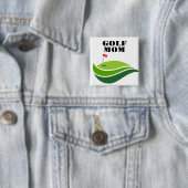 Square "Golf Mama" Schaltfläche Button (Beispiel)